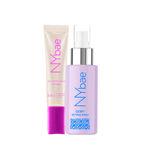 Buy NY Bae Long Lasting Glow Lock | Pink Strobe Cream (12 gm) | Dewy Setting Spray (60 ml) | Glowing Korean Skin | Haluronic Acid Infused | NY Bae Makeup Kit | Glow Combo - Purplle