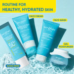 Buy Dot & Key Barrier Repair Healthy Hydrated Skin Care Combo | Face Wash, Face Cream, Face Sunscreen & Gel Moisturizer - 310 gm - Purplle