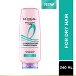 Buy L'Oreal Paris Hyaluron Pure 72H Rehydrating Conditioner for hydrated smooth hair with no weighdown | 340 ml - Purplle