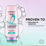 Buy L'Oreal Paris Hyaluron Pure 72H Rehydrating Conditioner for hydrated smooth hair with no weighdown | 340 ml - Purplle