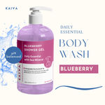 Buy KAIVA Blue Berry Shower Gel | Refreshing Berry Essence | Enriched with vitamin-E | Sulfate & Paraben Free – 300 ml - Purplle