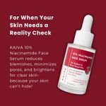 Buy KAIVA 10% Niacinamide Face Serum with Willow Bark Extract, Centella Asiatica Extract, Vitamin C & B5 for Men & Women | Sulfate & Paraben Free – 30 ml - Purplle