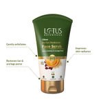 Buy Lotus Botanicals Ubtan De-Tan Radiance Face Scrub | Infused with 24K Gold | For Gentle Exfoliation, Unclogs Pores, Glowing & Rejuvenated Skin, Anti-Tan | No Silicon, No Sulphates, Non-Comedogenic, No Preservatives | 100 gm - Purplle