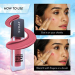 Buy Sugar Cosmetics Cloud Nine Niacinamide Glow Blush 02 Peachy Parade 7.6 ml - Purplle