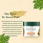 Buy Biotique Papaya Tan Removal Brightening & Revitalizing Face Scrub (75 gm) - Purplle