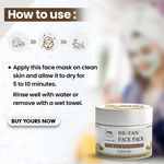 Buy TNW – The Natural Wash Set of 2 D-Tan Face Pack 50 gm - Purplle
