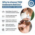 Buy TNW – The Natural Wash Set of 3 Underarm Roll-On Deodorant Unisex 50 ml*3 - Purplle