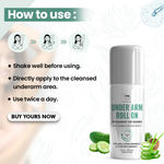Buy TNW – The Natural Wash Set of 2 Underarm Roll-On Deodorant For Women 50 ml*2 - Purplle