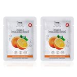 Buy TNW-The Natural Wash Set of 2 Vitamin C Face Sheet Mask 20 gm*2 - Purplle