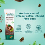 Buy Himalaya Deep Cleasing Coffee Face Pack | Organically sourced Arabica Coffee | 100% Natural Clay | Gives radiant skin | Soap-free | 100 gm - Purplle