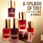 Buy Lakme 9to5 Double Duty Lip & Cheek Water Stain Ruby Glow - Transfer proof, Easy to Apply, Long Lasting - 9 ml - Purplle