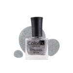 Buy Color Fx New York Hyper-Gloss Holographic Top Coat Nail Polish, Transparent Gel Like Finish, Sparkling Glimmer, 21 Toxins Free, Long Lasting, Nail Paint Women 9 ml - Purplle