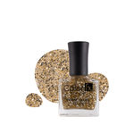 Buy Color Fx New York Hyper-Gloss Top Coat Nail Polish, Transparent Gel Like Finish, Gold Glitter Finish, 21 Toxins Free, Long Lasting, Clear Nail Paint Women 9 ml - Purplle