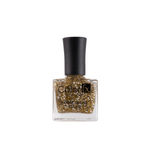 Buy Color Fx New York Hyper-Gloss Top Coat Nail Polish, Transparent Gel Like Finish, Gold Glitter Finish, 21 Toxins Free, Long Lasting, Clear Nail Paint Women 9 ml - Purplle