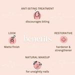 Buy Color Fx Nail Fix Anti Nail Biting Polish, Nail Strengthener & Hardener Growth Formula, Nail Biting Stopper Adults & Kids, Bitter Nail Polish 6 ml - Purplle