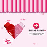 Buy Blue Heaven Love Duo Dual-Sided, Clear & Tinted Lip Balm | Long Lasting Hydration | Enriched with Shea Butter & Aloe Vera | SPF Protection |HunBun (Clear+ Cherry), 2.5gm*2 - Purplle