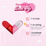 Buy Blue Heaven Love Duo 2-in-1 Clear & Tinted Lip Gloss | Infused with Vitamin E | Boo (Clear) | 1.7 ml *2 - Purplle