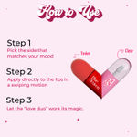 Buy Blue Heaven Love Duo 2-in-1 Clear & Tinted Lip Gloss | Infused with Vitamin E | Hydrating & Non-Sticky | Long-Lasting | Glossy Finish | Simp (Clear+ Mauve) | 1.7ml *2 - Purplle
