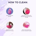 Buy Bronson Professional Beauty Blender Makeup Sponge- Purple,Shape may very 1 Pc - Purplle
