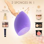Buy Bronson Professional Beauty Blender Makeup Sponge- Purple,Shape may very 1 Pc - Purplle