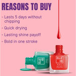 Buy Elle18 Nail Pops Nail Color Shade 27 - Transparent (5 ml) - Purplle