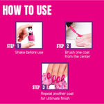 Buy Elle18 Nail Pops Nail Color Shade 27 - Transparent (5 ml) - Purplle