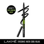 Buy Lakme Eyeconic Insta Cool Kajal, Black, 0.35 gm - Purplle