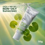 Buy Good Vibes CICA Brightening Glow Sunscreen SPF 50 PA++++|Cica Extract, 3% Niacinamide, & Hyaluronic Acid|Brightening Sunscreen|Lightweight Aqua Gel|Non-Greasy|No White Cast|Fragrance-Free|Suitable for All Skin Types|Suitable for Oily Skin - 50 gm - Purplle