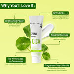 Buy Good Vibes Cica Brightening Glow Sunscreen 10 gm - Purplle