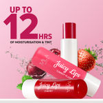 Buy Mila Beaute Tinted Juicy Lip Balms Pack of 3 with 12 Hrs Moisture Lock & SPF 15, 12 gm - Purplle