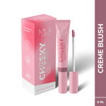 Buy Mila Beaute Cheeky Babe Cream Blush I With a Hyaluronic Acid I Dewy & Radiant Matt Finish I Comes With a Wand - Mauve It, 8 ml - Purplle