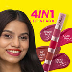 Buy NY Bae Beauty Essentials Kit for Medium Skin (3 in 1 Serum Foundation - Cool Toffee Milk (30 ml) + Matte Setting Spray (60 ml) + 4 in 1 Liquid Lipstick - Rose Rush (4 ml) - Purplle