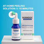 Buy DERMDOC Ultimate Exfoliate & Protect Kit for Skin & Body (Combo of 3) | 10% Glycolic Acid Peeling Solution (15ml) | 1.5% Kojic Acid & 1% Squalene Brightening Body Cream (50 gm) | Zinc Peptides* Sunscreen Serum SPF 30 (30 ml) - Purplle