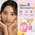 Buy Pure Origin Korean Vitamin C Face Wash (150 ml) & Body Lotion (300 ml) Combo | With Microbeads for Deep Cleansing | Brightens & Fades Spots | For All Skin Types - Combo of 2 - Purplle