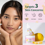Buy Pure Origin Korean Vitamin C Brightening Face Serum (10 ml) & Serum Cream (50 gm) Combo | Fades Dark Spots, Pigmentation & Corrects Skin Tone | For All Skin Types - Combo of 2 - Purplle
