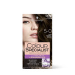 Buy Schwarzkopf Colour Specialist At Home Permanent Hair Colour - 5.0 Light Natural Brown, 165 ml - Purplle