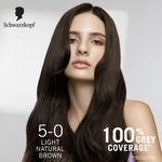 Buy Schwarzkopf Colour Specialist At Home Permanent Hair Colour - 5.0 Light Natural Brown, 165 ml - Purplle