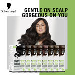 Buy Schwarzkopf Simply Colour Permanent Hair Colour For 100% Grey Coverage - 6.00 Light Brown, 142.5 ml - Purplle
