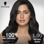Buy Schwarzkopf Simply Colour Permanent Hair Colour For 100% Grey Coverage - 1.00 Natural Black, 142.5 ml - Purplle