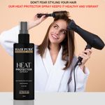 Buy Hair Pure Heat Protector Spray Heat Protection Up to 230oC, Controls Frizz 100 ml - Purplle