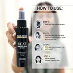 Buy Hair Pure Heat Protector Spray Heat Protection Up to 230oC, Controls Frizz 100 ml - Purplle