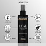 Buy Hair Pure Heat Protector Spray Heat Protection Up to 230oC, Controls Frizz 100 ml - Purplle