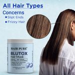 Buy Hair Pure Blutox Hair Mask for Reduces Split Ends & Intense Nutri-Repair Treatment 900 ml - Purplle