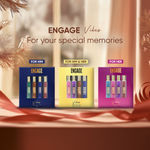 Buy Engage Vibes Perfume Spray Set for Women, Travel Sized, Assorted Pack, Long Lasting, Ideal Valentine Gift, Birthday Gift, 25 ml X 4 - Purplle