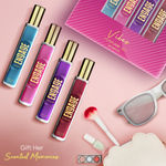 Buy Engage Vibes Perfume Spray Set for Women, Travel Sized, Assorted Pack, Long Lasting, Ideal Valentine Gift, Birthday Gift, 25 ml X 4 - Purplle