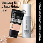 Buy FACES CANADA Waterproof Fix & Finish Makeup Kit 1 | Makeup Fixer (50 ml) + Hydra Matte Foundation (Mini) - Rose Ivory (18 ml) | Makeup Kit For Women (Combo Pack Of 2) - Purplle