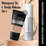 Buy FACES CANADA Waterproof Fix & Finish Makeup Kit 2 | Makeup Fixer (50 ml) + Hydra Matte Foundation (Mini) - Warm Natural (18 ml) | Makeup Kit For Women (Combo Pack Of 2) - Purplle