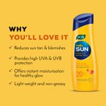 Buy Joy Hello Sun Body Sunscreen Lotion SPF 20 PA++ For Tan Control & Body Moisturization | Lightweight, Zero White Cast & Easy Absorption | For Normal to Oily Skin, 300ml - Purplle