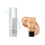 Buy FACES CANADA 2 Minute Base Makeup Combo - Peaches N Cream Tinted Moisturizer (Mini) - Light (18 gm) + Ultime Pro Makeup Fixer (50 ml) - Purplle
