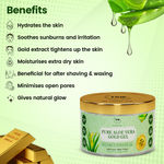 Buy TNW The Natural Wash Pure Aloe Vera Gold Gel for Soothing & Hydrating with 24 Carat Gold 100 gm - Purplle